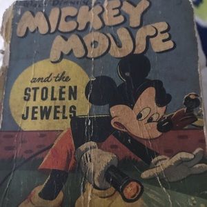 1949 Mickey Mouse and the stolen jewels book